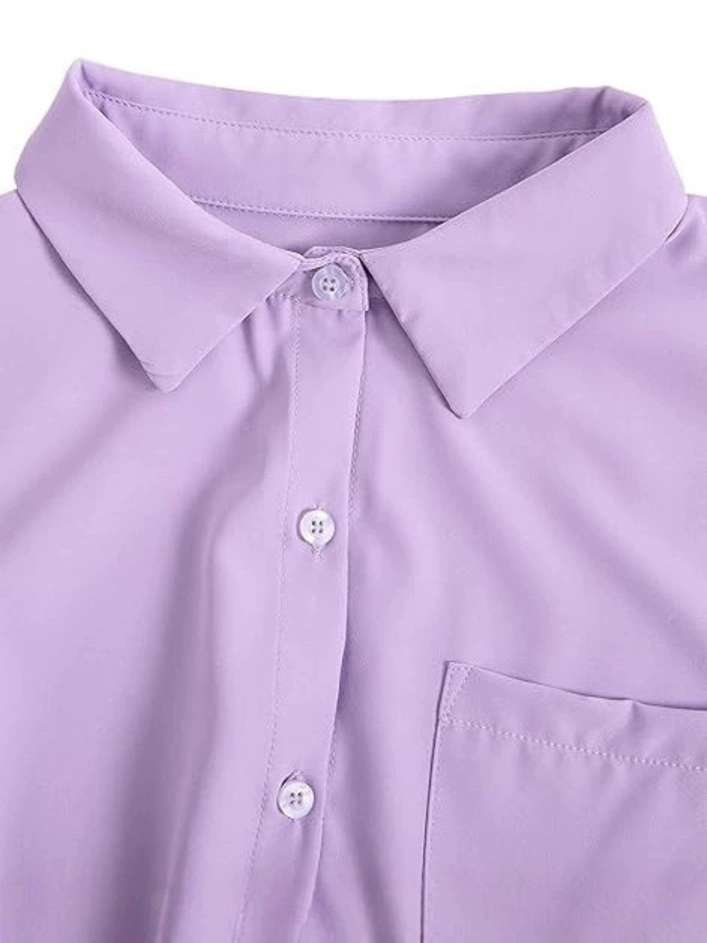 ZARA Womens Oversized Solid Color Shirt Autumn Winter Casual Blouse